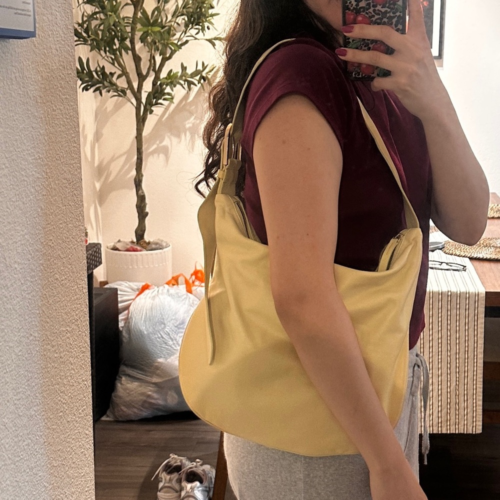 Soft Lemon Shoulder Bag - Women's Casual Hobo